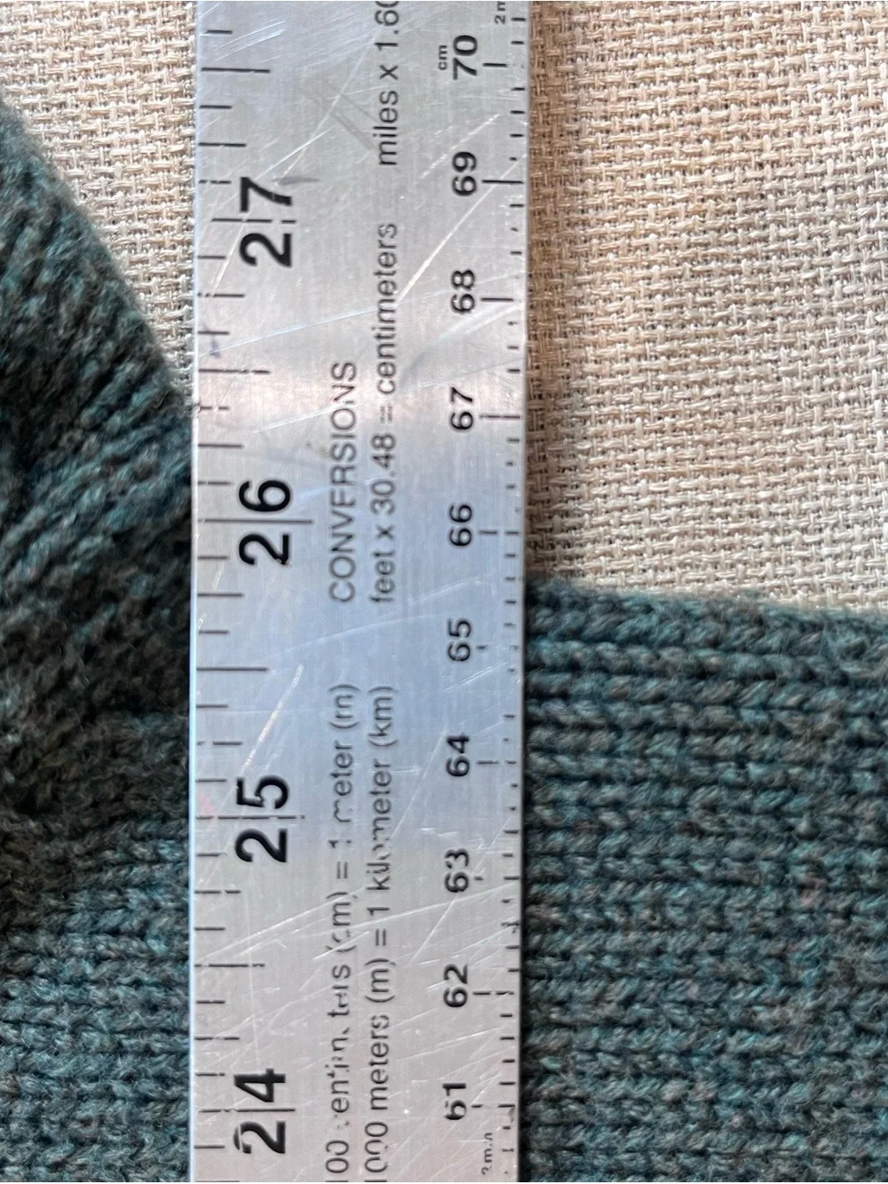Ella Men's V-Neck Sweater in Olive Green